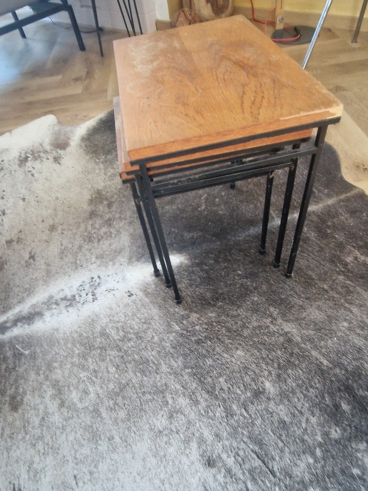vinted bijzettafels pastoe, Ophalen, Rond, Minder dan 55 cm, 45 tot 60 cm