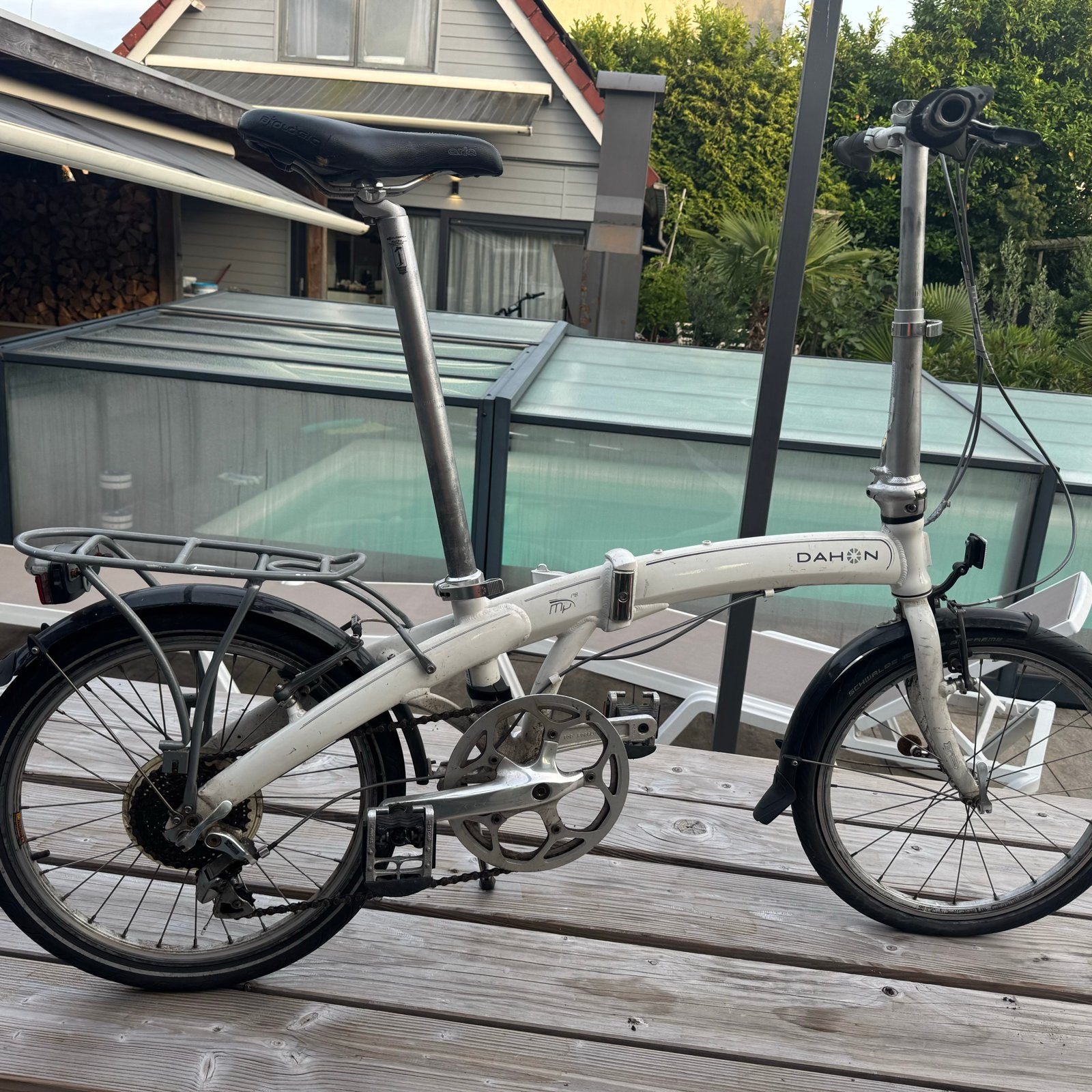 Dahon Aluminium Vouwfiets -, Ophalen, 20 inch of meer, Gebruikt, Versnellingen