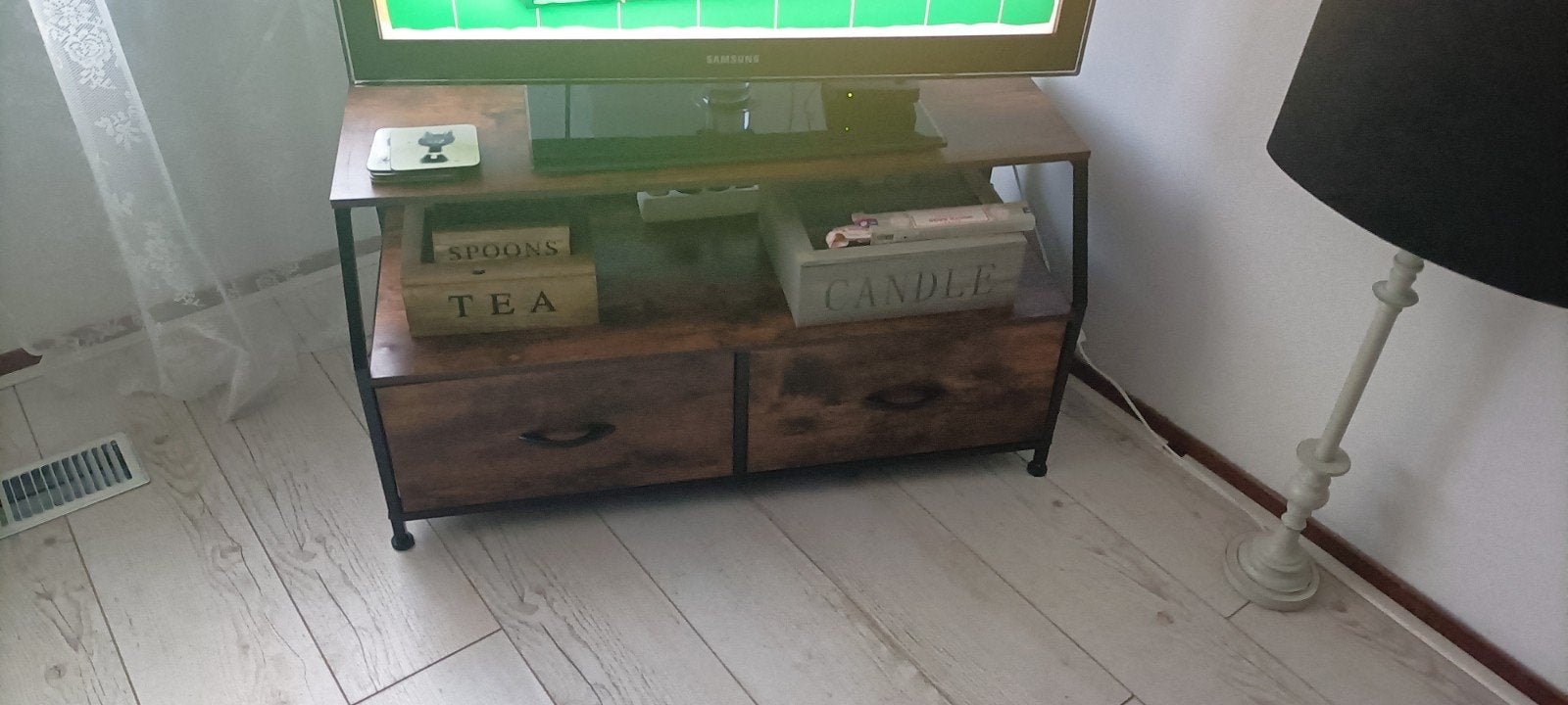 Divers industriëel. Zgan. tv meubel, sidetable, Ophalen, Zo goed als nieuw