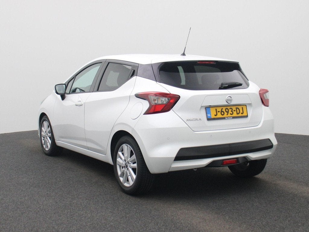 Nissan Micra 1.0 IG-T N-Connecta | Navigatie | Camera achter, Auto's, Nissan, Voorwielaandrijving, Euro 6, Lichtsensor, Wit