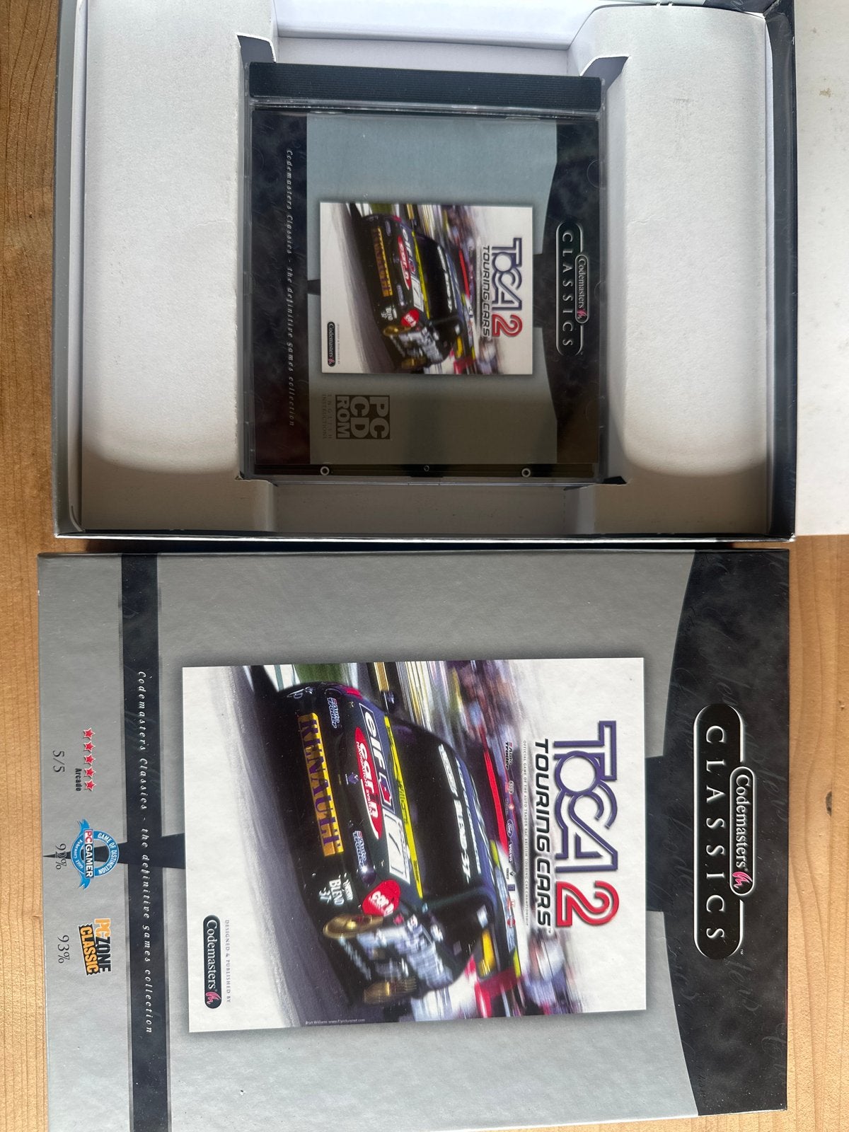 TOCA 2 Touring Cars PC CD-ROM - Codemasters Classics, Gebruikt, Racen en Vliegen, Eén computer, Ophalen of Verzenden