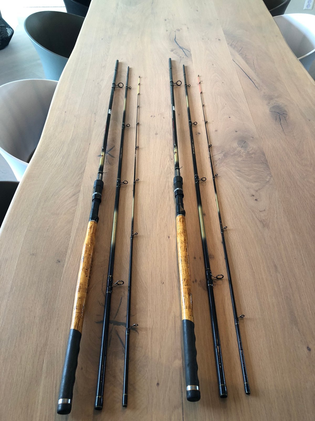 2 x Colmic next adventure 90 feeder extreme 12 feet, Watersport en Boten, Hengelsport | Witvissen, Ophalen of Verzenden, Gebruikt