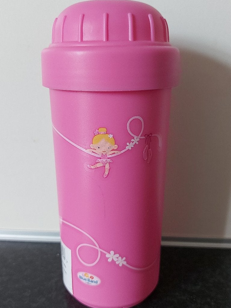 Drinkbeker met deksel Roze, Ophalen, Nieuw