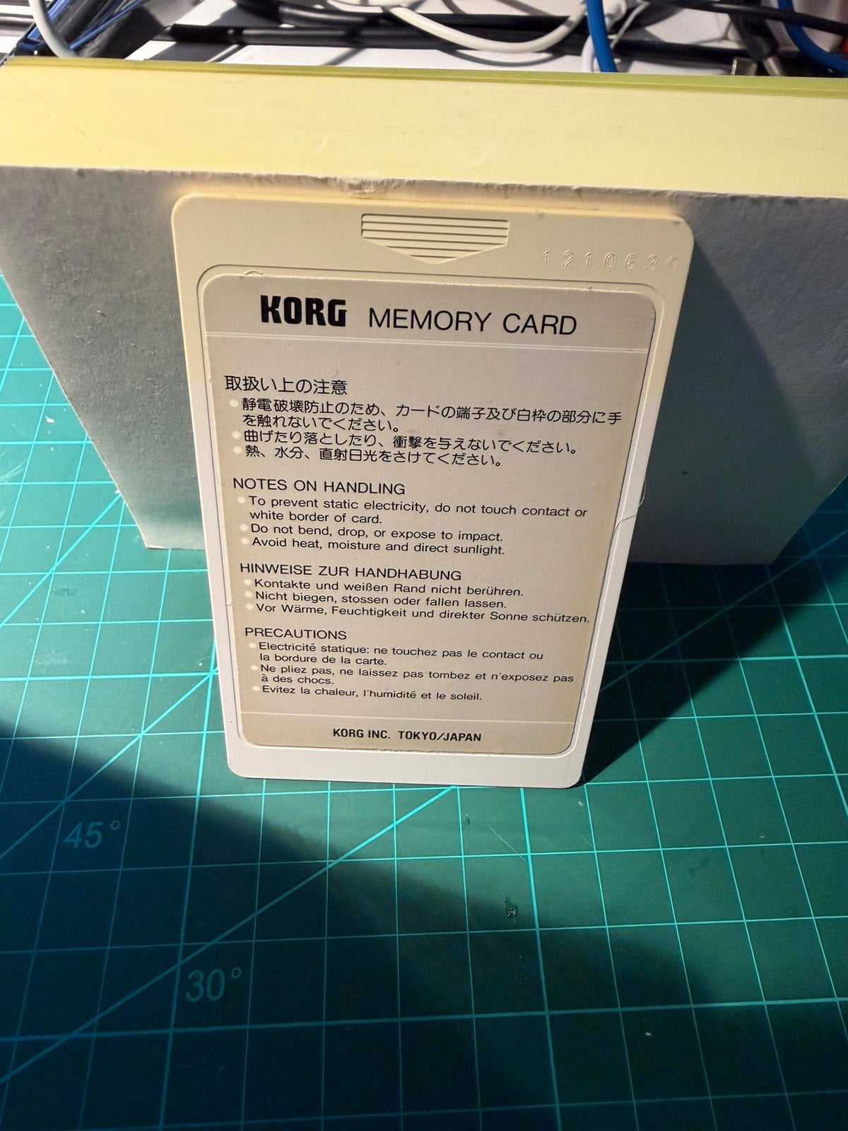 KORG Wavestation memort card, Ophalen of Verzenden, Zo goed als nieuw, Korg