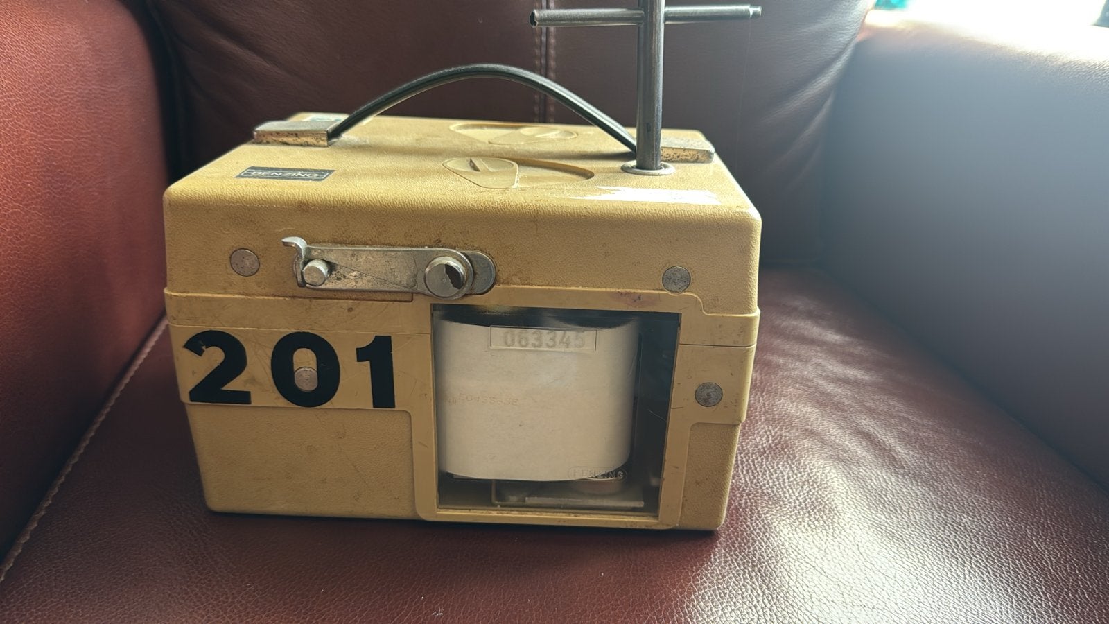 Vintage Benzing prikklok / tijdregistratieklok, Antiek en Kunst, Antiek | Klokken, Ophalen of Verzenden