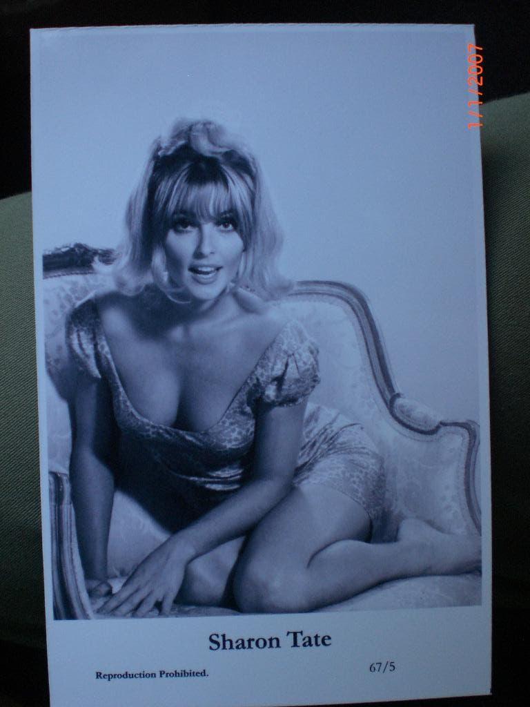 kaart Sharon Tate, Ophalen of Verzenden, 1980 tot heden, Ongelopen, Sterren en Beroemdheden