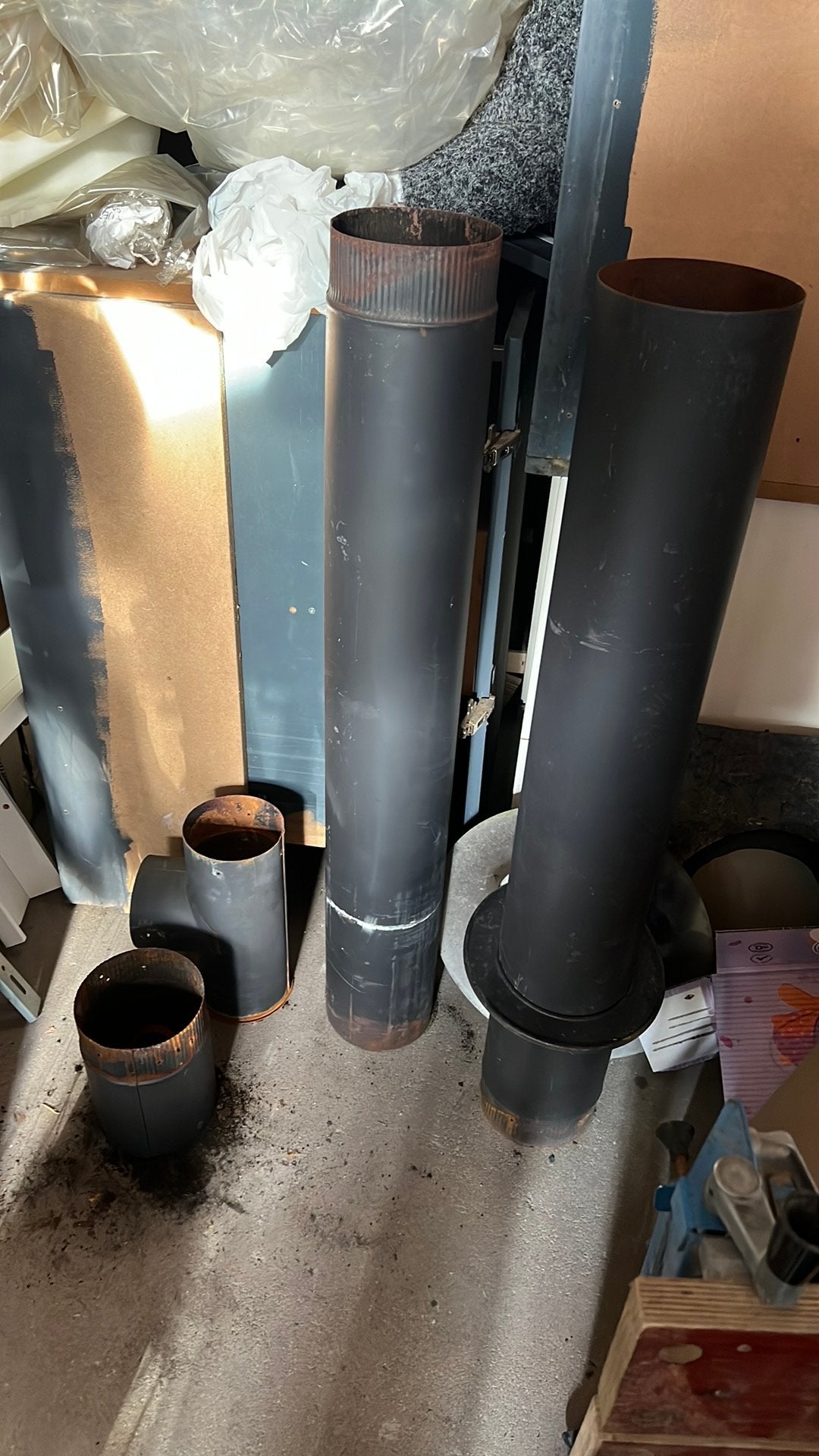 Kachelpijpen diverse, Ophalen, Overige materialen, Gebruikt, Minder dan 2 meter