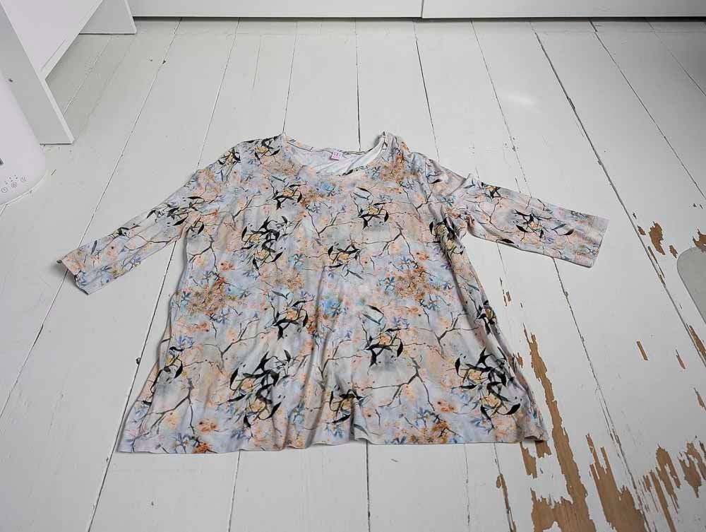 Longsleeve met print van Basler, Kleding | Dames, Beige, Ophalen of Verzenden, Zo goed als nieuw, Maat 46/48 (XL) of groter