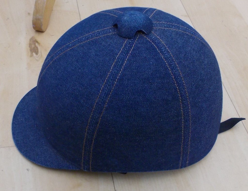 Aparte spijkerlook paardrij cap van Harry's Horse, Overige soorten, Zo goed als nieuw, Cap, Kinderen
