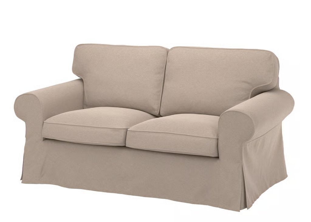 Ikea EKTORP 2-seat sofa, beige, Huis en Inrichting, Ophalen, Gebruikt, 150 tot 200 cm, Tweepersoons