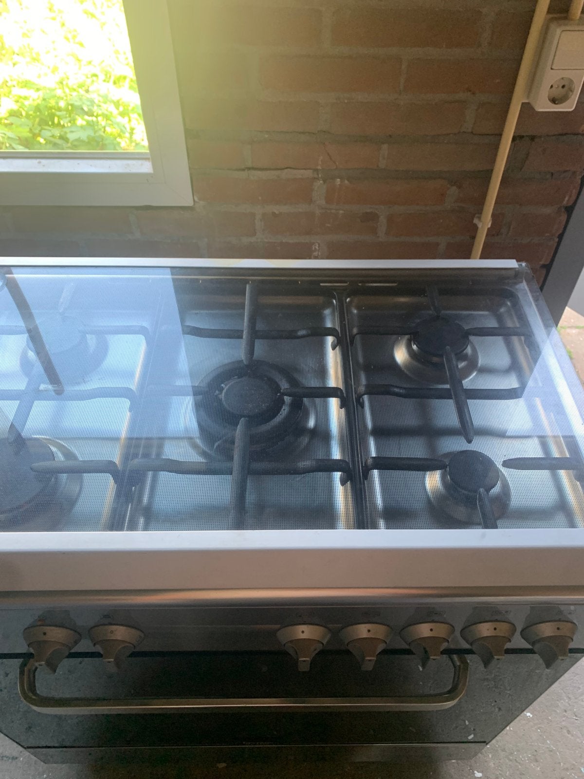 Bestron gasfornuis 5 pits, 60 cm of meer, Ophalen of Verzenden, Zo goed als nieuw, Gas