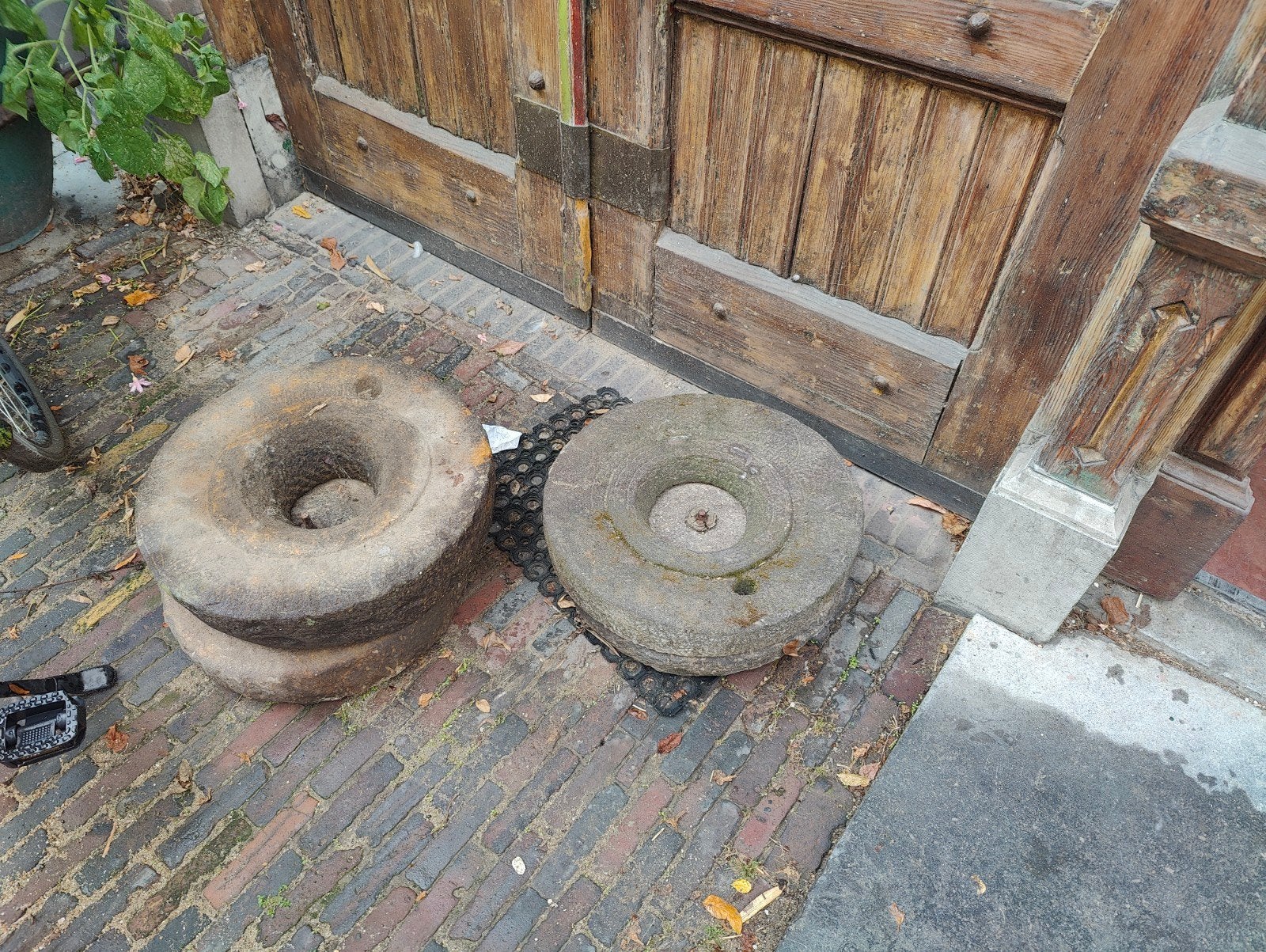 Antieke Indiase Molenstenen Rajasthan - Tuin/Terras Decor, Ophalen