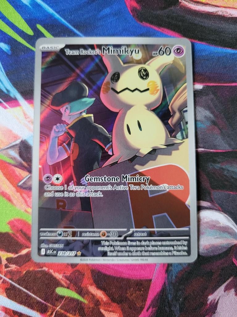 Team Rocket's Mimikyu - Ascended Heroes #238/217, Ophalen of Verzenden, Zo goed als nieuw
