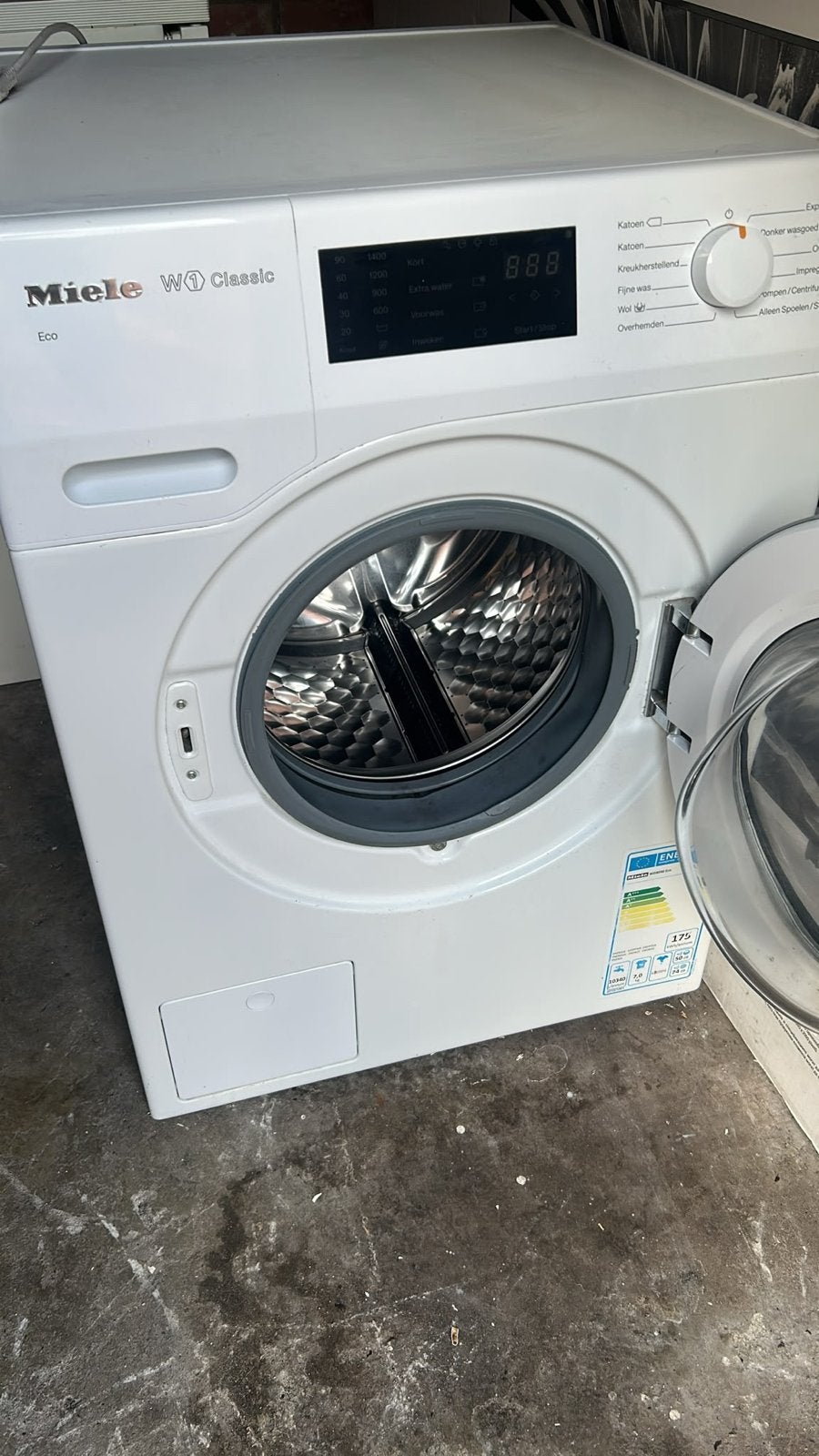 Miele W1 Classic WDB030 Wasmachine - Zo goed als nieuw, Witgoed en Apparatuur, Ophalen of Verzenden, Zo goed als nieuw, Voorlader