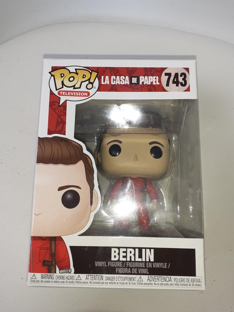 Funko pop La Casa De Papel Berlin 743., Ophalen of Verzenden, Zo goed als nieuw