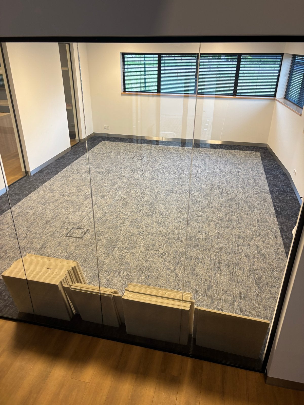 Gratis 5 Glazen wandpanelen voor kantoor of interieur, Gebruikt, Minder dan 80 cm, Glasplaat, Veiligheidsglas