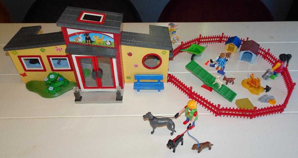 Playmobil - Playmobil - Honden / Dieren Pension (9275), Ophalen of Verzenden, Zo goed als nieuw, Complete set
