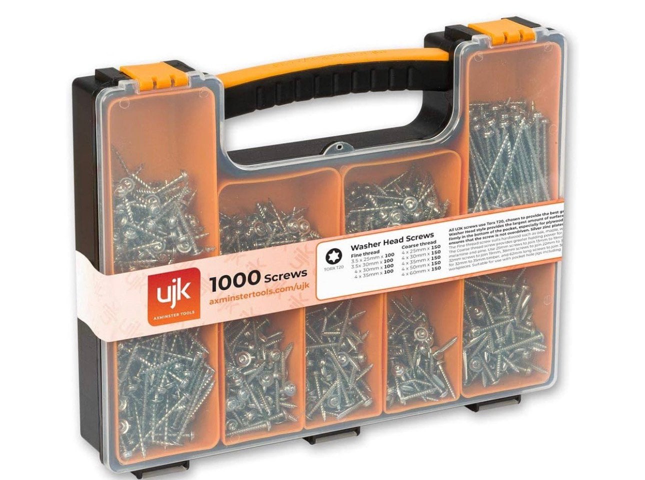 UJK Pocket Hole 1000 schroeven assortiment, Ophalen of Verzenden, Nieuw
