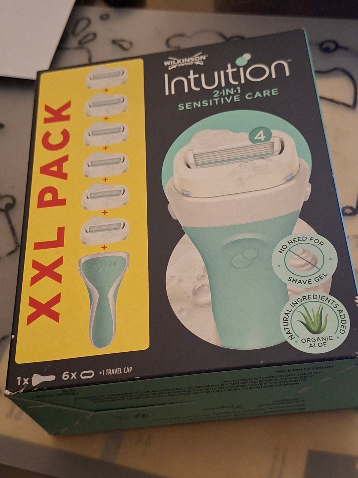 Wilkinson Intuition 2-in-1 Sensitive Care Scheermes XXL, Verzenden, Nieuw