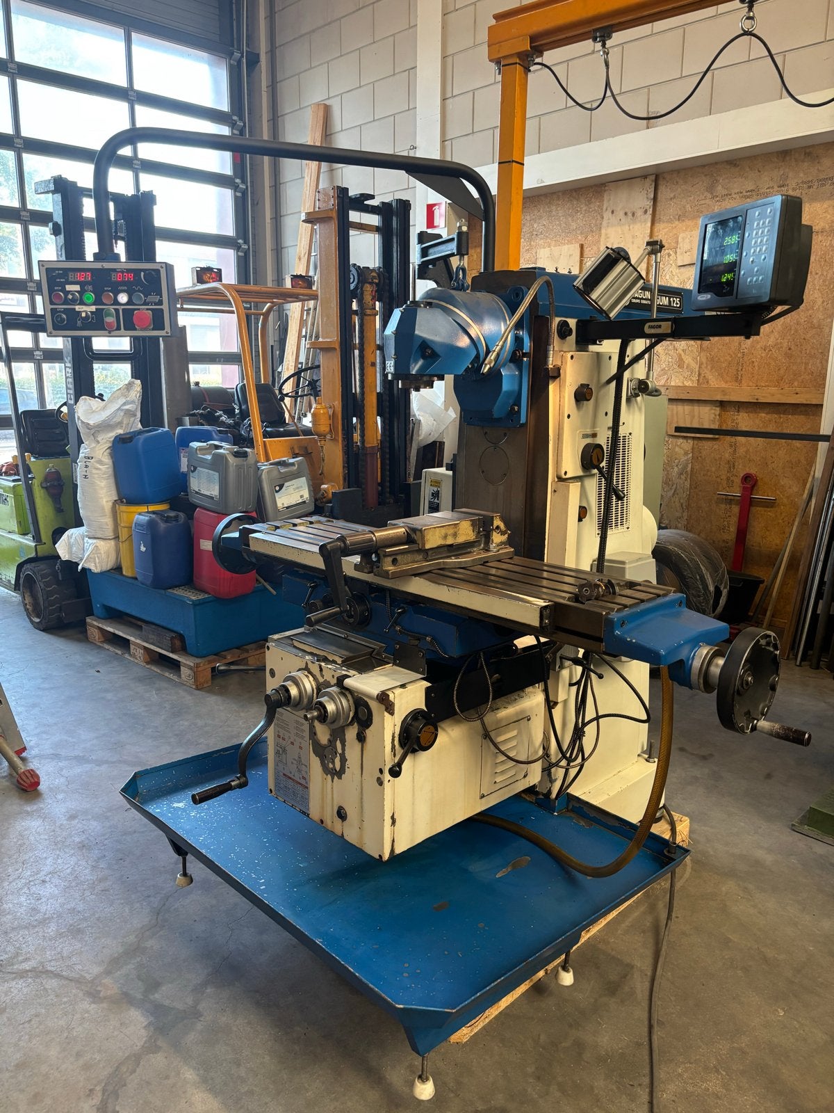 Lagun GUM 125 Freesmachine, Ophalen, Gebruikt, Elektrisch, Overige soorten