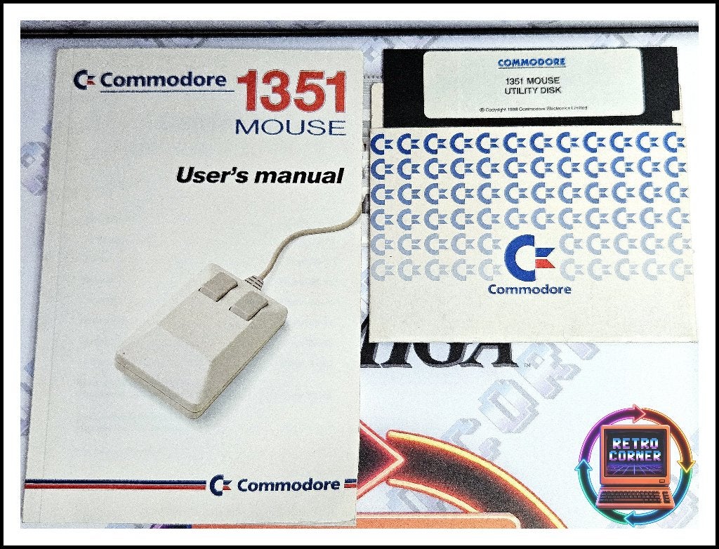 Commodore 1351 Mouse Handleiding En Utility Disk, Geen Muis, Verzenden