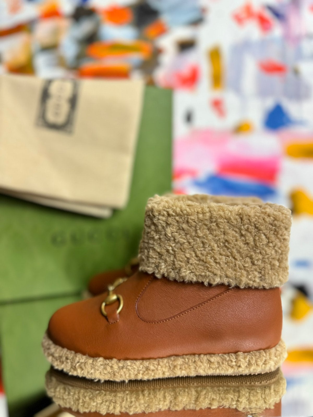 Gucci kids cognac leren laarsjes schoenen maat 29 NIEUW, Verzenden, Jongen of Meisje, Schoenen, Customercare@gucci.com