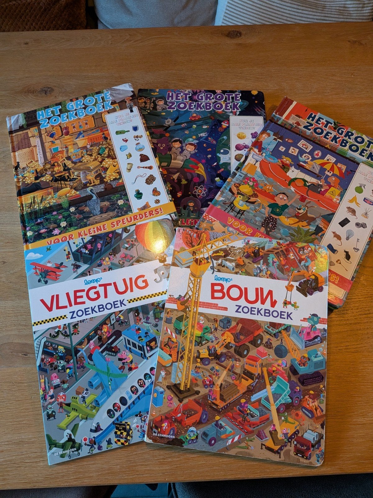 Grote formaat Zoekboeken,  Set van 5, Gelezen, Non-fictie, Jongen of Meisje, Ophalen of Verzenden