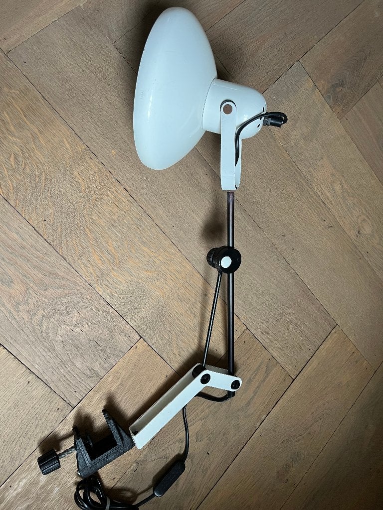 vintage bureaulamp met klem, Bureaulamp, Vintage, IKEA, Gebruikt
