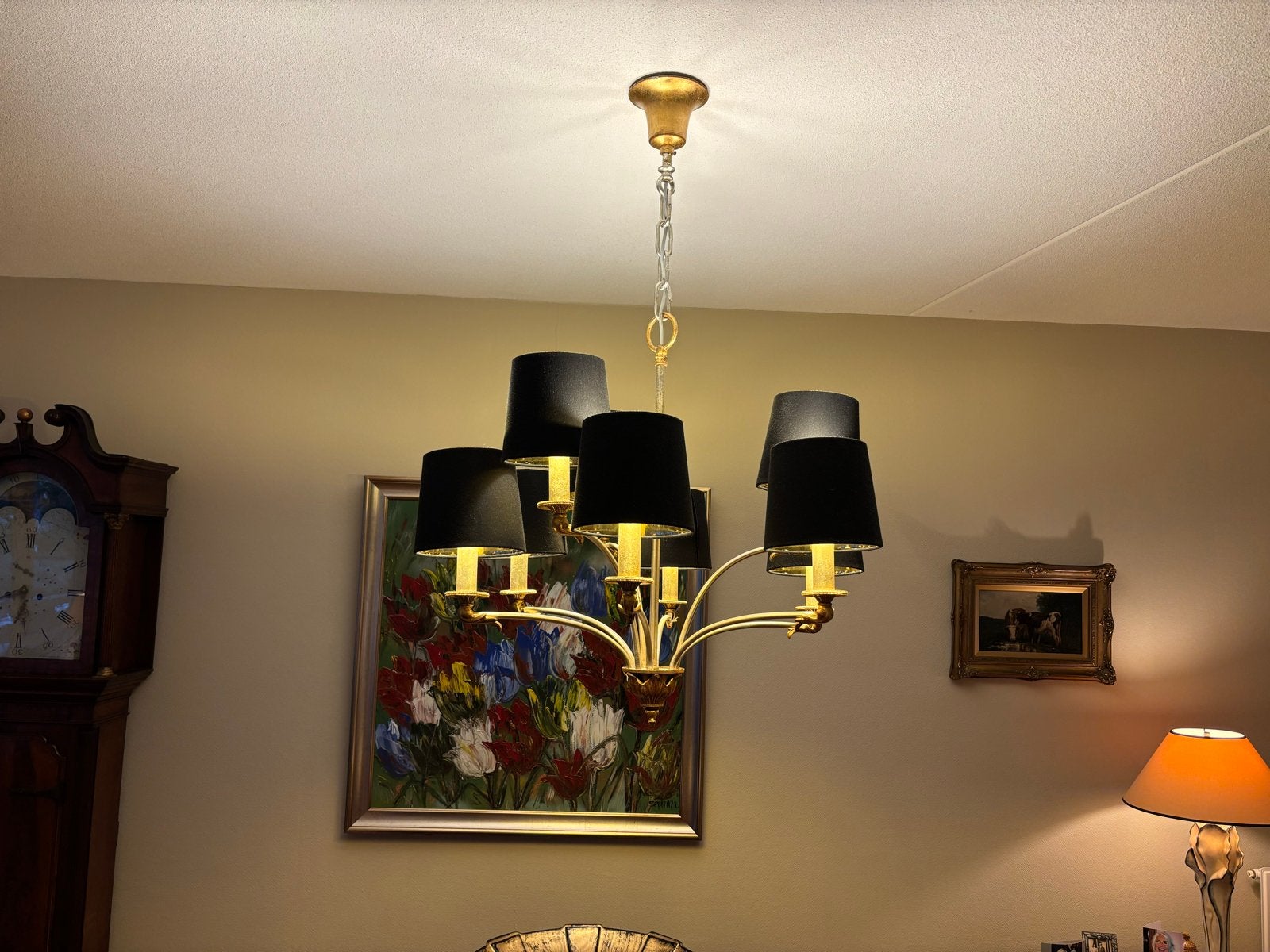 Stijlvolle 2 tafellampen en 2 hanglampen, Ophalen