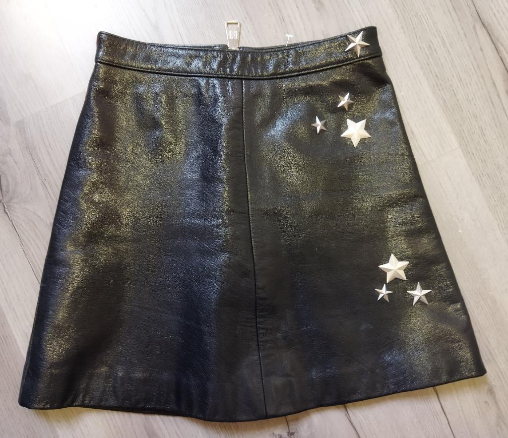Kate Moss Rok Leder Maat 34, Kate Moss, Zwart, Nieuw, Ophalen of Verzenden