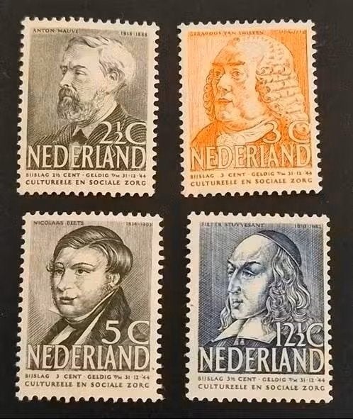 Nederland 1939 - NVPH 319-322 -Zomerzegels  ( 4 van 5 ), Ophalen of Verzenden, T/m 1940