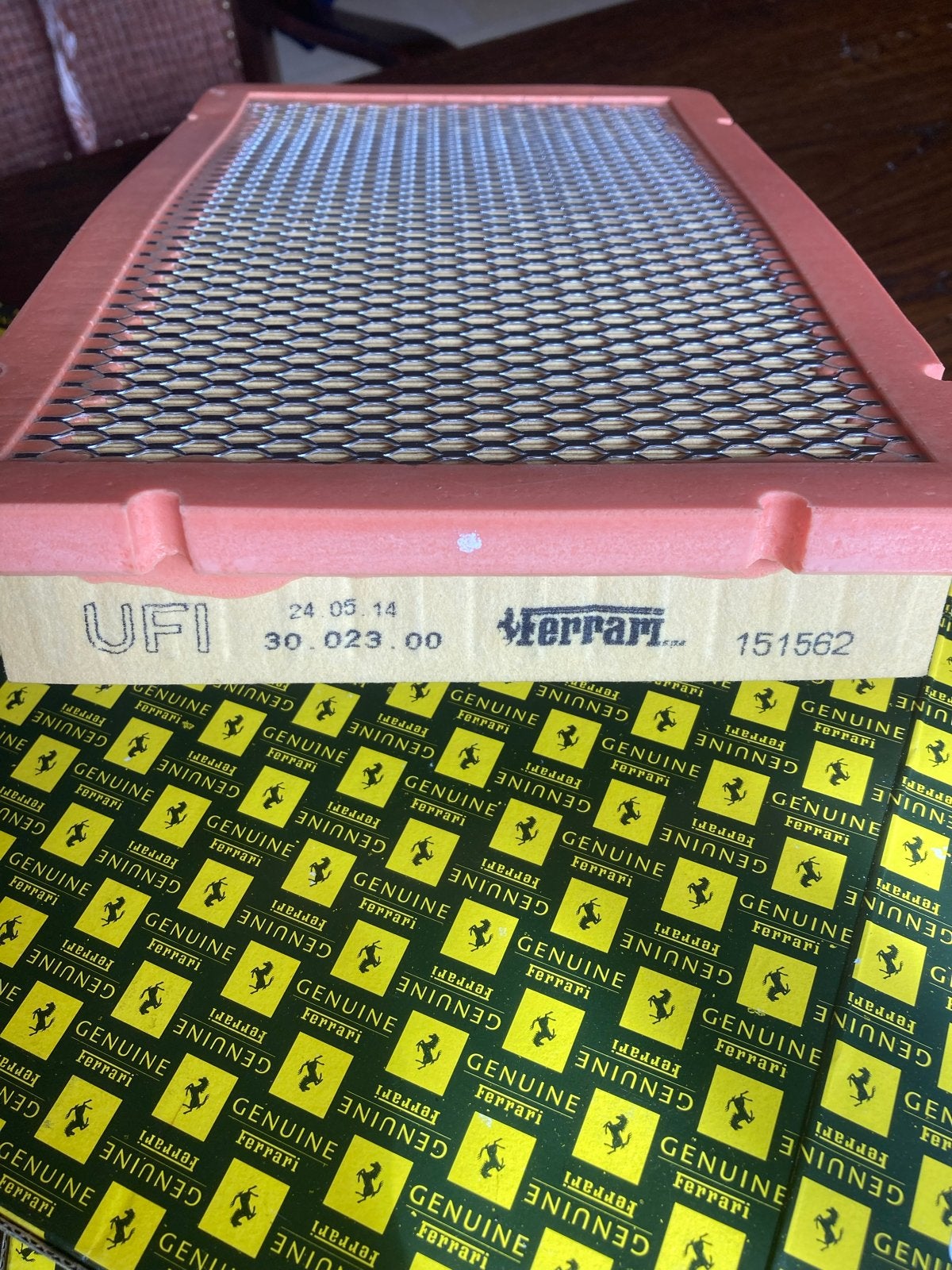 Originele Ferrari Luchtfilters - 2 stuks - Nieuw in Doos, Ophalen, Nieuw, Ferrari