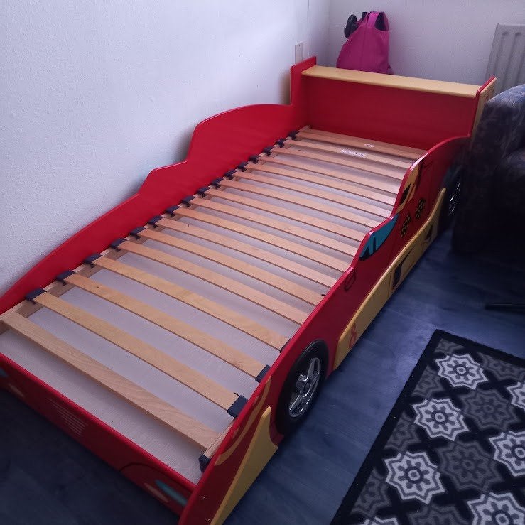 kinderbed, Ophalen, Gebruikt, 70 tot 85 cm, Lattenbodem