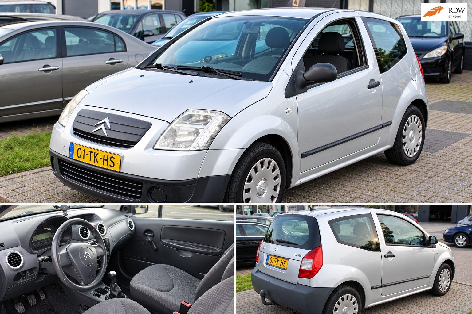 Citroen C2 1.1i Séduction APK Aug 2027! Stuurbekrachtinging, Auto's, Voorwielaandrijving, Gebruikt, 4 cilinders, Metallic lak