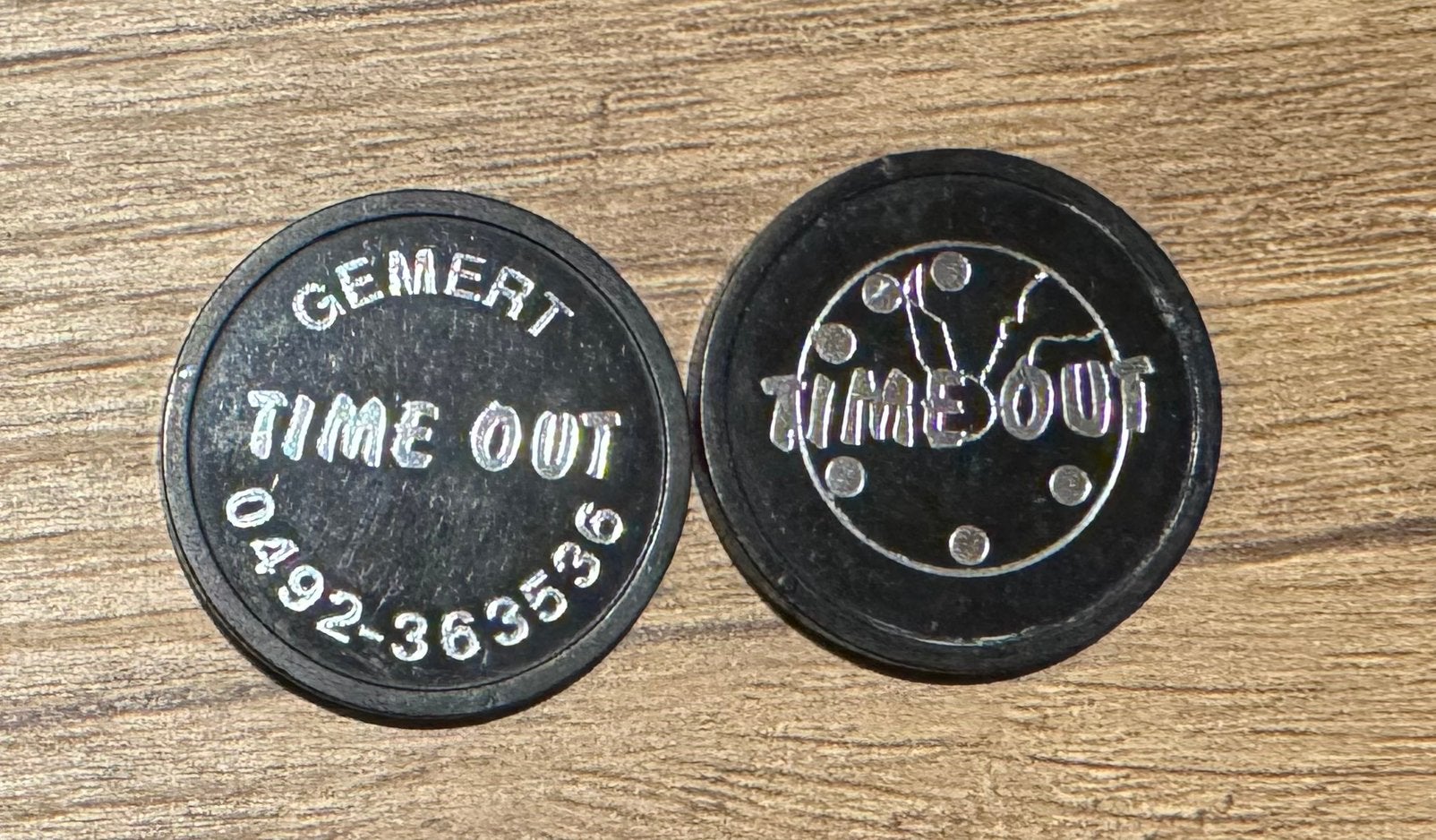 Nostalgische Horecamunten / Consumptiemunten Time Out Gemert, Verzamelen, Verzenden, Zo goed als nieuw