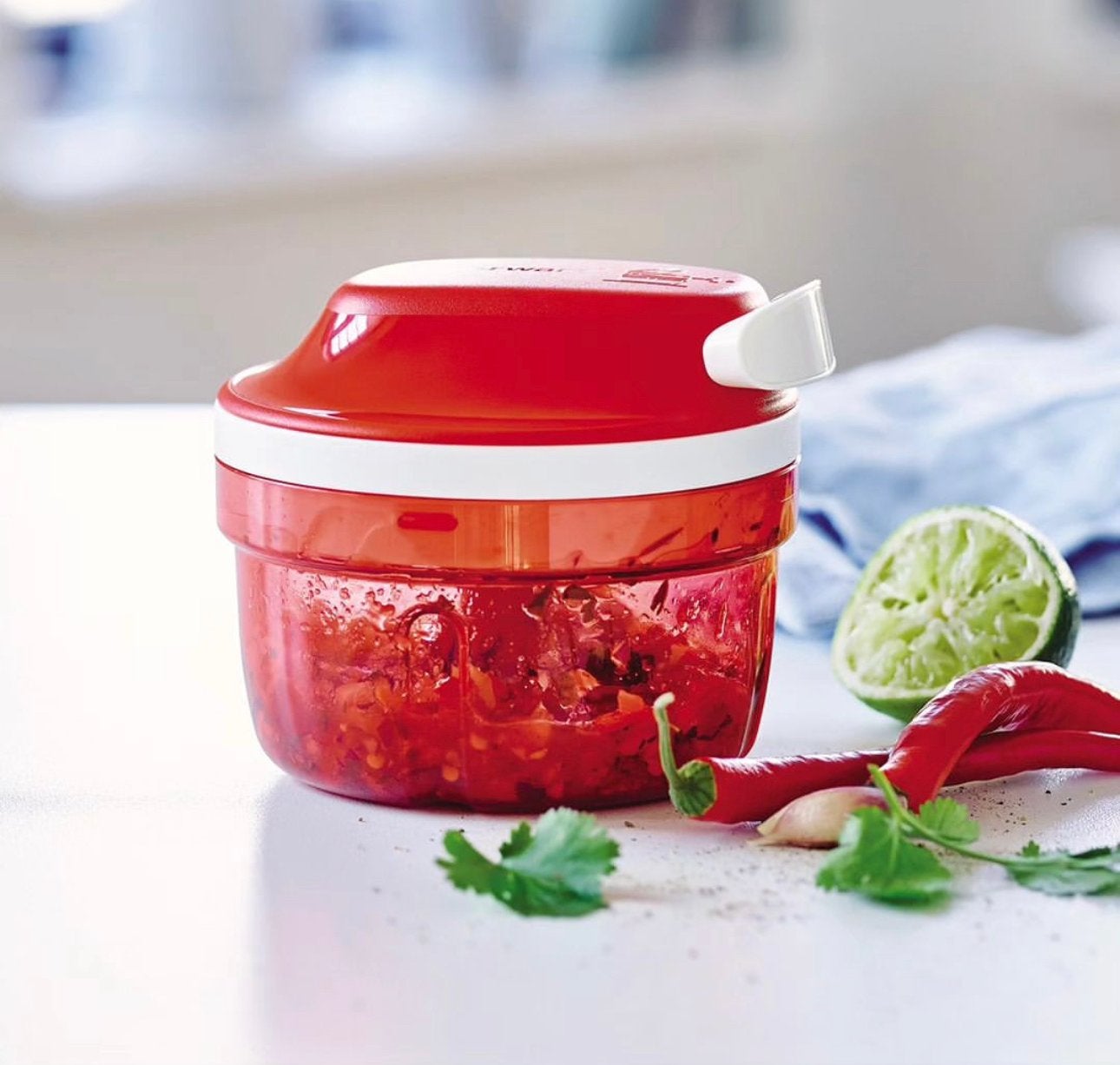 Tupperware Super Sonic Klein Turbochef - Rood, BPA-vrij, Overige typen, Nieuw, Ophalen of Verzenden