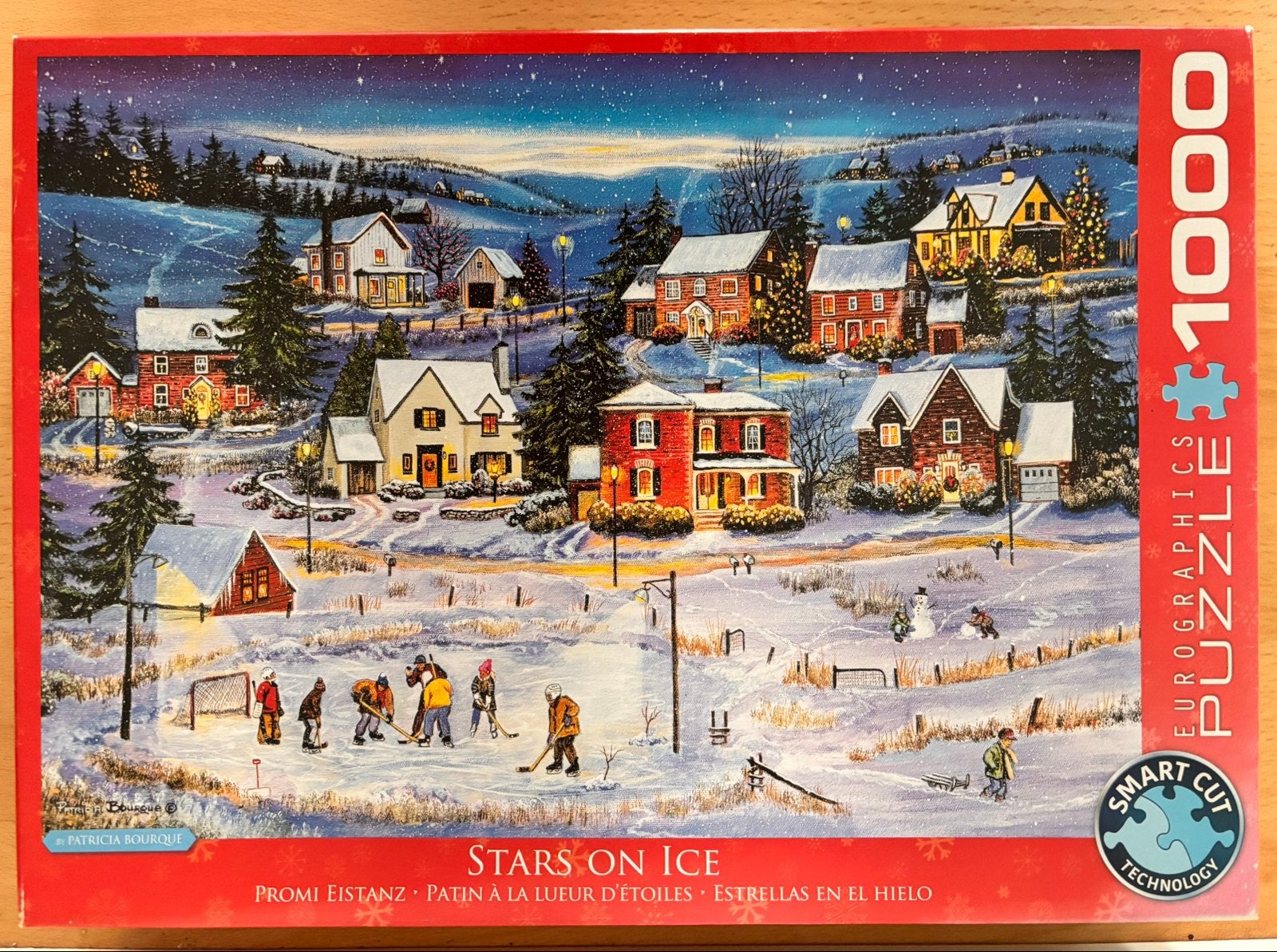 Stars on Ice, Patricia Bourque, Ophalen of Verzenden, 500 t/m 1500 stukjes, Gebruikt, Legpuzzel
