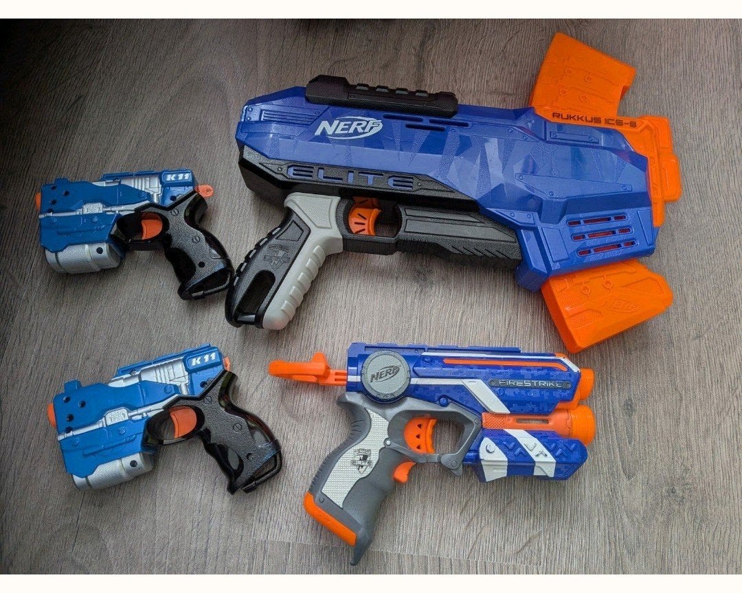 Nerf blasters, Kinderen en Baby's, Ophalen of Verzenden, Gebruikt