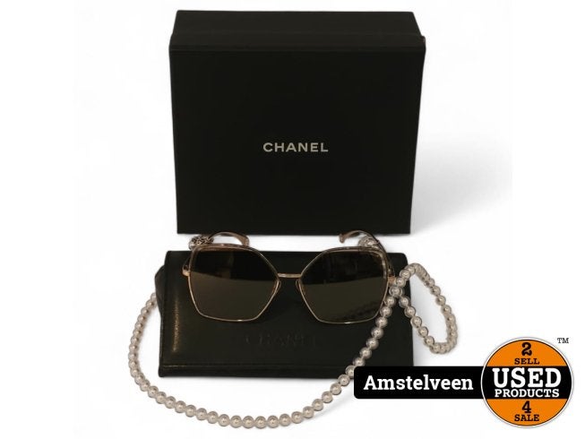 CHANEL Butterfly Pearl Chain Zonnebril 4262, Chanel, Gebruikt, Support@chanel.com, 31 Rue Cambon, 75001 Paris
France