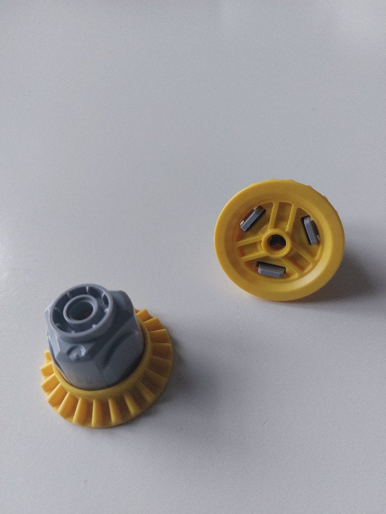 2 technic Lego tandwiel differentieel + tandwiel 22 tand, Lego, Ophalen of Verzenden, Zo goed als nieuw, Technic