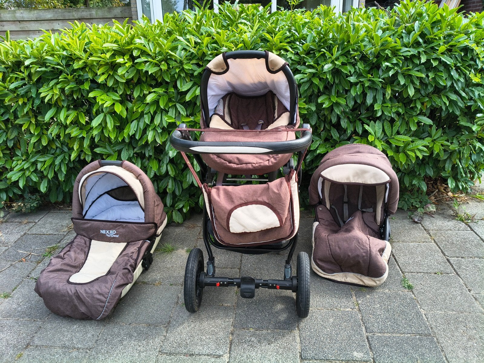 NEXXO Combiwagen 3-in-1, Ophalen, Gebruikt, Overige merken, Met autostoeltje