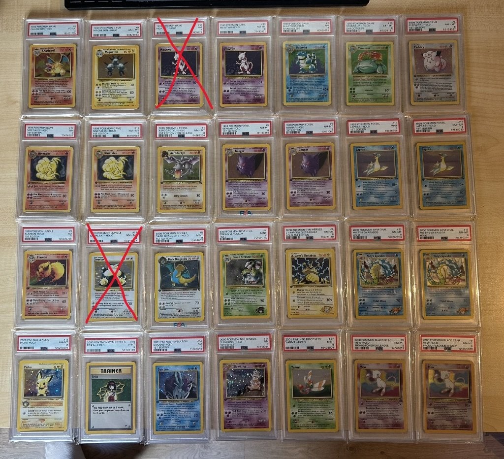 Diverse wotc psa slabs te koop