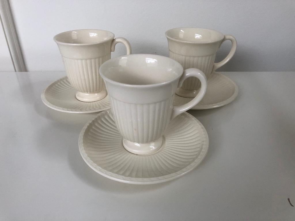 B275 Edme Wedgwood of Etruria & Barlaston kop en schotel, Huis en Inrichting, Keuken | Servies, Gebruikt, Ophalen of Verzenden