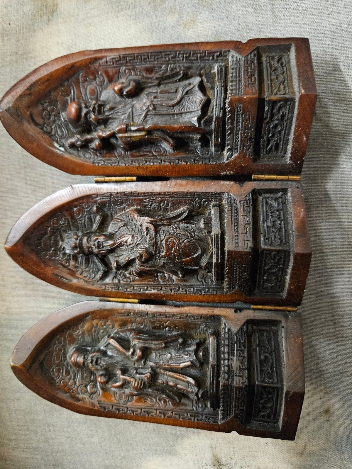Boeddhistische drieluik, Antiek en Kunst, Ophalen of Verzenden