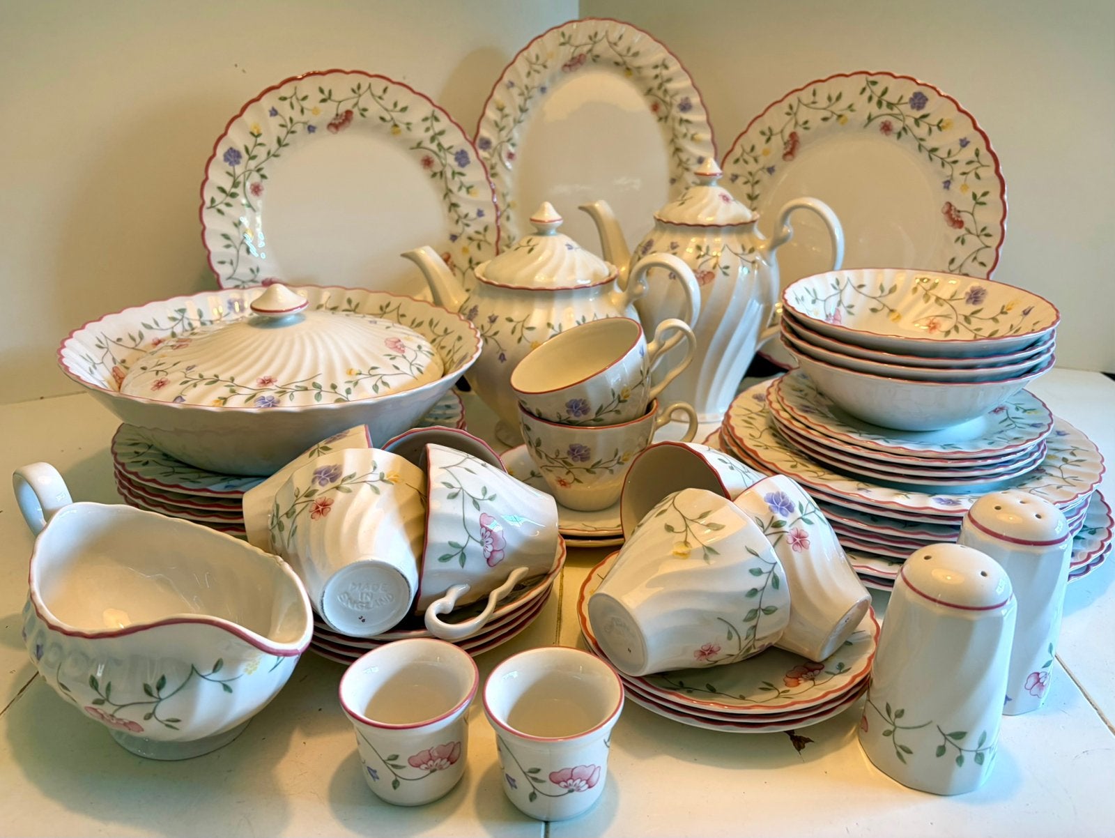 Servies Johnson Brothers Summer Chintz, Ophalen, Gebruikt, Overige merken, Vintage