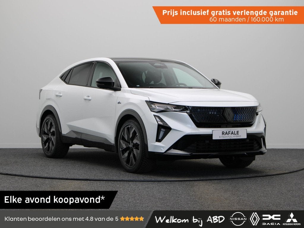 Renault Rafale E-Tech full hybrid 200pk esprit Alpine | Vijf, Auto's, Renault, Euro 6, 1199 cc, 2 kWh, Wit