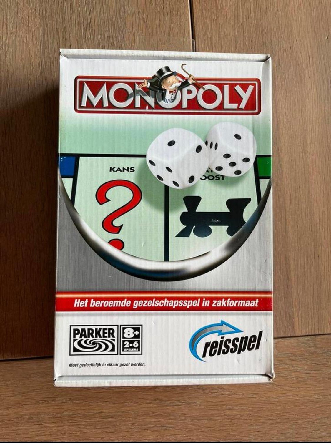 Monopoly Reisspel - Het beroemde gezelschapsspel, Drie of vier spelers, Ophalen, Zo goed als nieuw, Reisspel