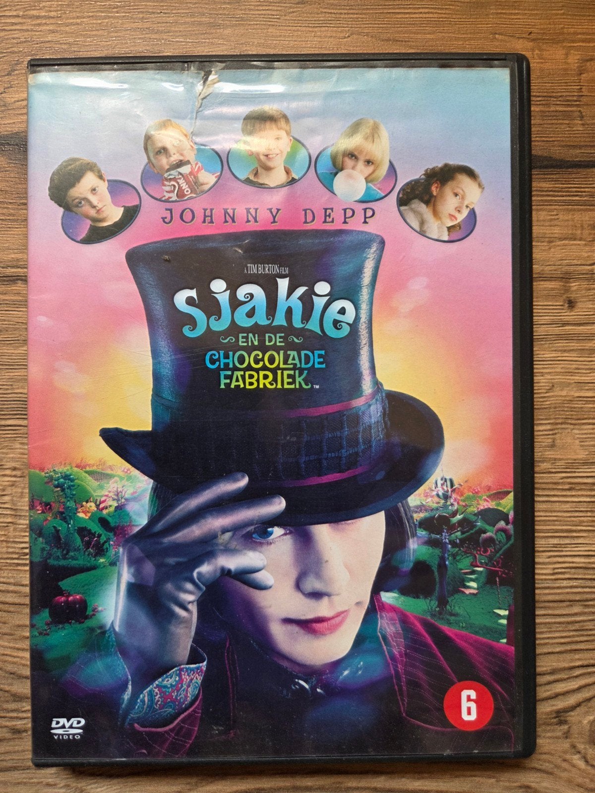 dvd Sjakie en de chocolade fabriek, Alle leeftijden, Ophalen of Verzenden, Zo goed als nieuw