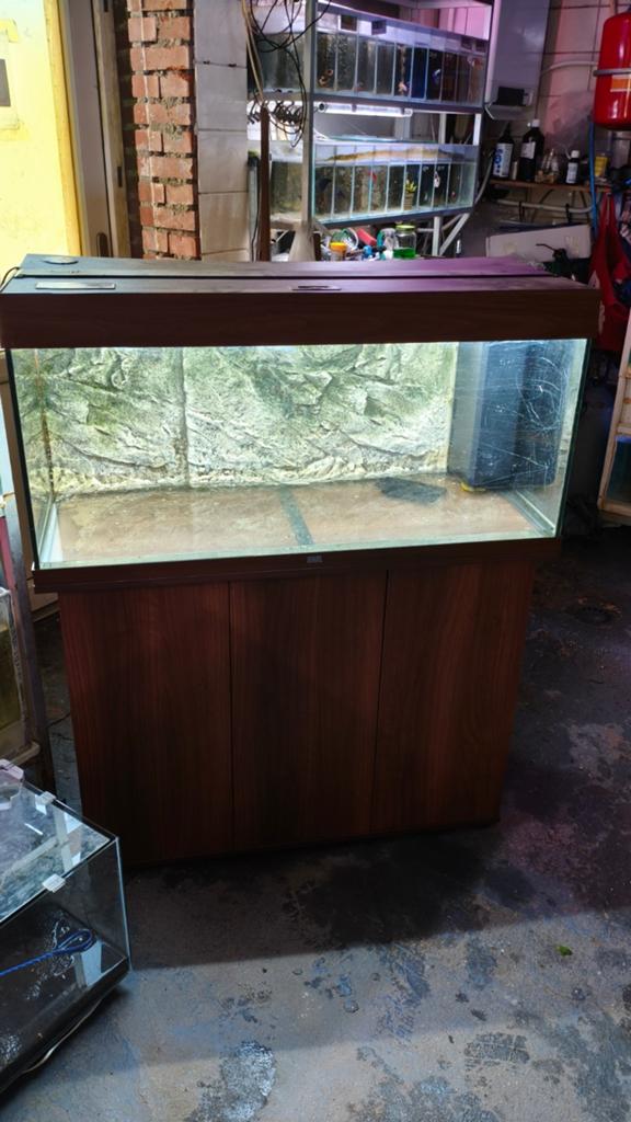 Juwel aquarium met kast, Ophalen, Leeg aquarium