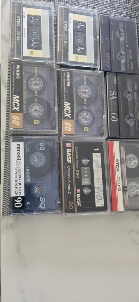 Te koop CASSETTE BANDJES volledoos TDK maxell  Philips, Cd's en Dvd's, Cassettebandjes, Ophalen of Verzenden, Gebruikt, Overige genres